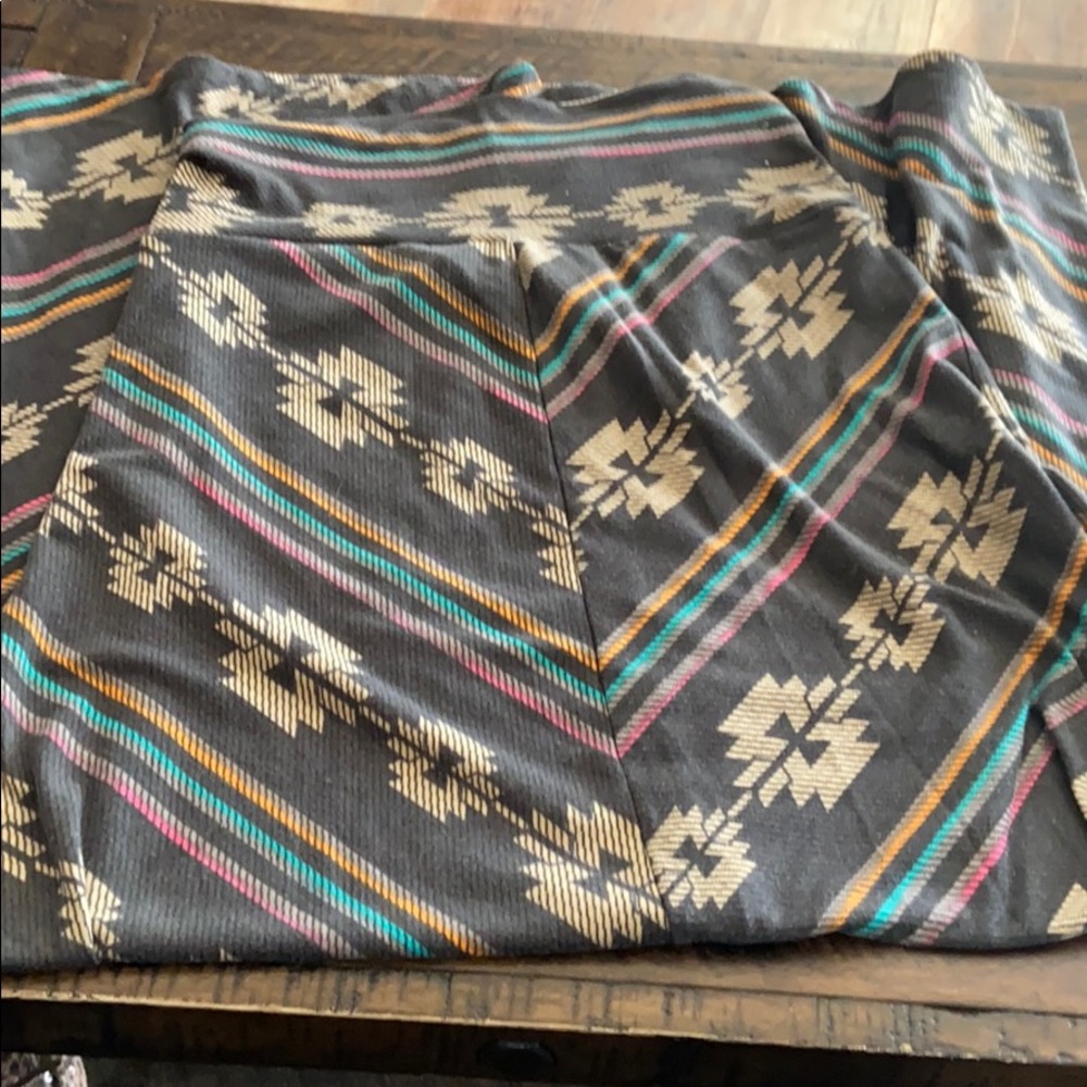 Maxi skirt Aztec print